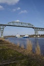 Hochdonn Ã¢â¬â General cargo vessel Triple S at the Kiel Canal